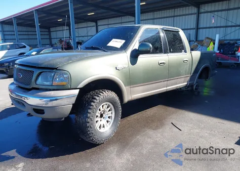 2002 Ford F-150 Lariat/Xlt from USA, damaged, VIN 1FTRW08L42KE05595